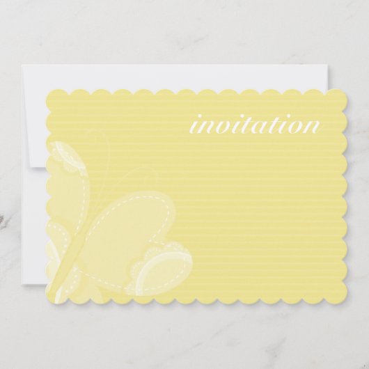 BIRTHDAY PARTY ERSUCHT:: flutterby-schmetterling 2 Einladung (Vorderseite)