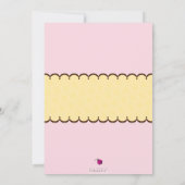 BIRTHDAY PARTY ERSUCHT: ladybird 1P Einladung (Rückseite)