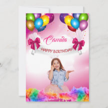 Birthday party flyer template
