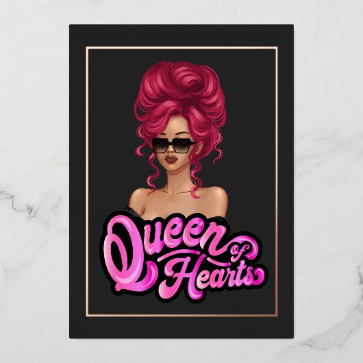 Birthday Party Folieneinladung (Vorderseite)