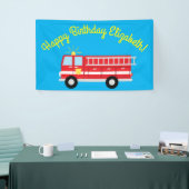 Birthday Party für Feuerwehrfahrzeuge Banner (Messeveranstaltung)