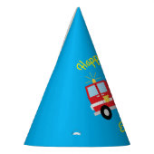 Birthday Party für Feuerwehrfahrzeuge Partyhütchen (Links)