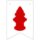 Birthday Party für Feuerwehrfahrzeuge Wimpelkette (Dritte Fahne)