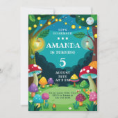 Birthday Party für Mädchen Einladung (Vorderseite)