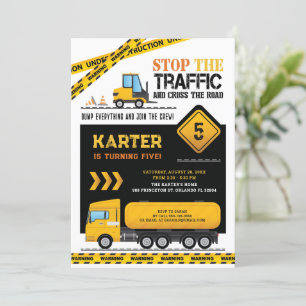 Birthday Party für moderne Bausteine Einladung