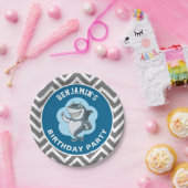 Birthday Party für niedliche Haie Pappteller (Party)