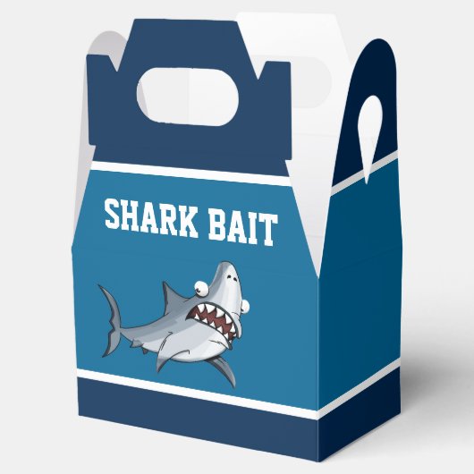 Birthday Party für niedliche Haifische Geschenkschachtel (Geöffnet)