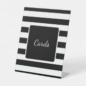 Birthday Party für Schwarze und Weiße Mans Sockelschild (Vorderseite)