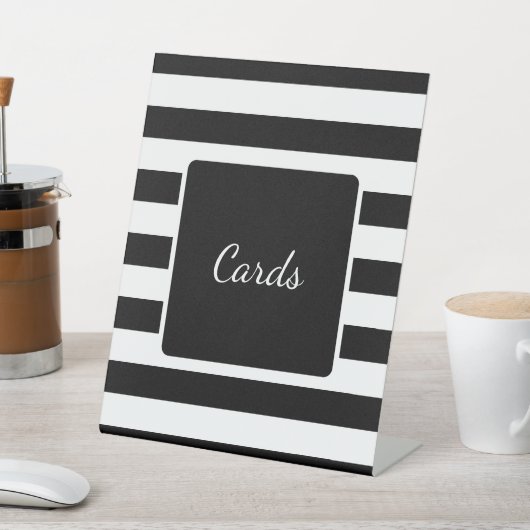 Birthday Party für Schwarze und Weiße Mans Sockelschild (In SItu)