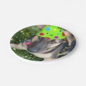 Birthday Party German Shepherd Pappteller (Schrägansicht)