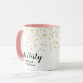 Birthday Party Gold Imitats Foil Confetti Individu Tasse (Vorderseite Links)