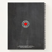 Birthday Party Guest Book Personalisiert | Notizbuch (Rückseite)