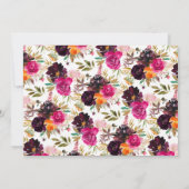 Birthday Party im Herbst Einladung (Rückseite)