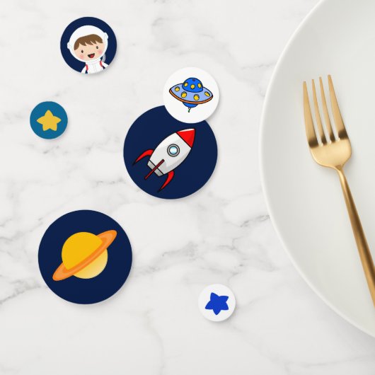 Birthday Party im Weltraum Konfetti (Gruppe)