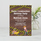 Birthday Party in Construction Bricks (Stehend Vorderseite)