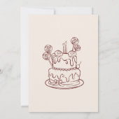 birthday party invitation card einladung (Rückseite)