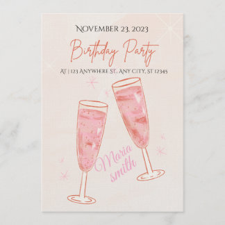 Birthday Party Invitation – Editable Colorful Temp Einladung