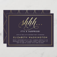 Birthday Party mit Lila Gold und Überraschung