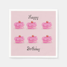 Birthday Party Napkin Paper