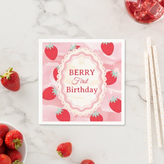 Birthday Party napkins Serviette (Beispiel)