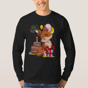 Birthday Party Nature Animal Niedlich Forest Fox T-Shirt