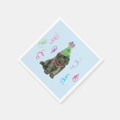 Birthday Party Nefundland Napkins Serviette (Ecke)