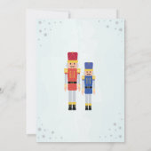 Birthday Party Nutcracker Toy Christmas Invite Einladung (Rückseite)