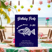 Birthday Party-O-Fish-ally Hawaiian Fish Einladung