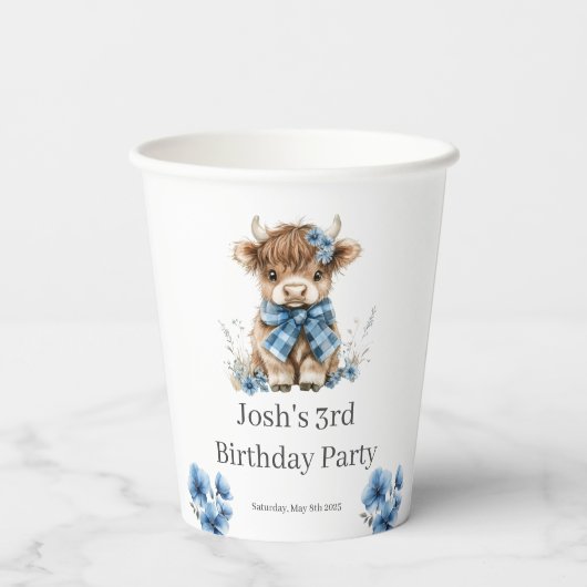 Birthday Party Pappbecher (Rückseite)