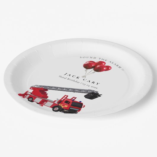 Birthday Party Pappteller (Schrägansicht)