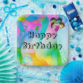 Birthday Party People Balloons Pappteller (Party)