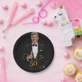 Birthday party photo cheers gold pappteller (Party)