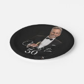 Birthday party photo cheers pappteller (Schrägansicht)