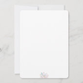 Birthday Party Photo Einladung (Rückseite)