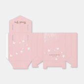 Birthday Party Pink Daisies Sweet Girly Script Geschenkschachtel (Ungefaltet)