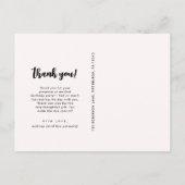 Birthday Party Pink Vielen Dank, Script Full Foto Postkarte (Rückseite)