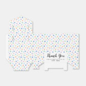 Birthday Party Rainbow Dots Confetti Kinder Name Geschenkschachtel (Ungefaltet)