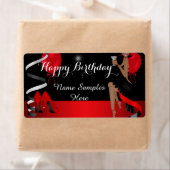 Birthday Party Red Black Shoe High Heels Ethnisch (Insitu)