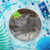 Birthday Party Russische Blaue Katze Pappteller (Party)