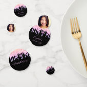 Birthday Party Schwarzer Regenbogen Glitzer Foto r Konfetti (Gruppe)