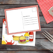 Birthday Party Sommertagung GRILLEN Einladung Postkarte