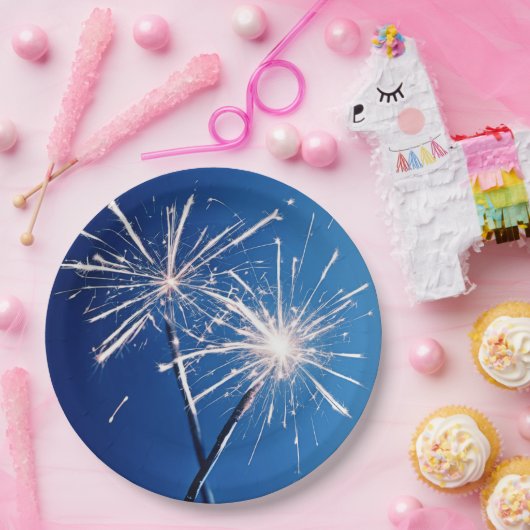 Birthday Party Sparklers Pappteller (Party)