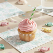 Birthday party turtles, underwater tableware serviette