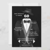 Birthday Party Tuxedo Einladung (Vorderseite)