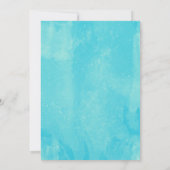 Birthday Party von Sea Turtle Einladung (Rückseite)