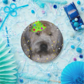 Birthday Party Wheaten Terrier Pappteller (Party)
