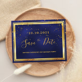 Birthday Partymarinavien Save the Date Postkarte