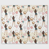 Birthday Pattern Geschenkpapier (Flach)