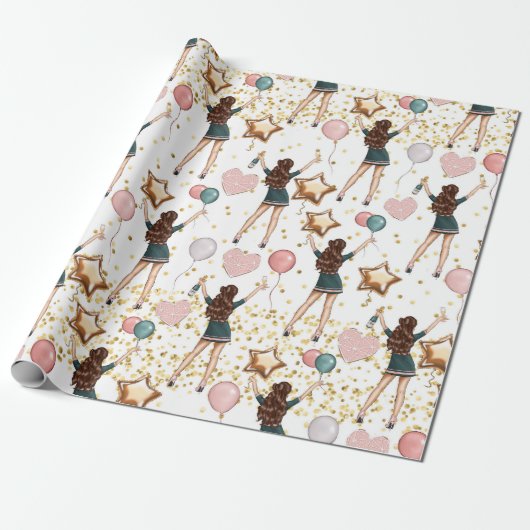 Birthday Pattern Geschenkpapier (Ungerollt)