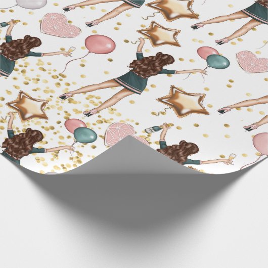 Birthday Pattern  Geschenkpapier (Ecke)